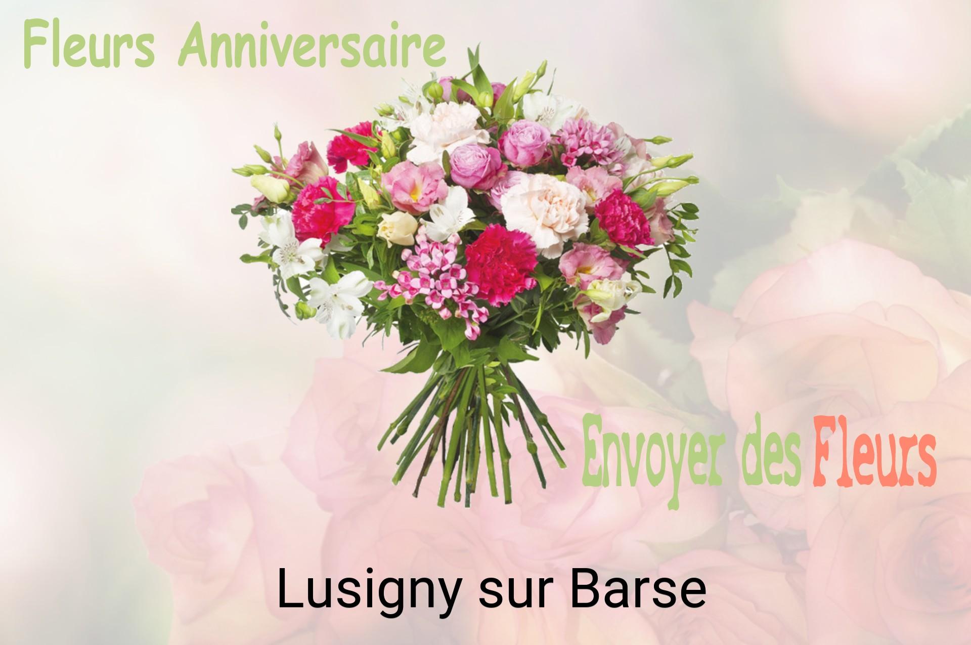 Bouquet de fleurs d’anniversaire livré à Lusigny-sur-Barse