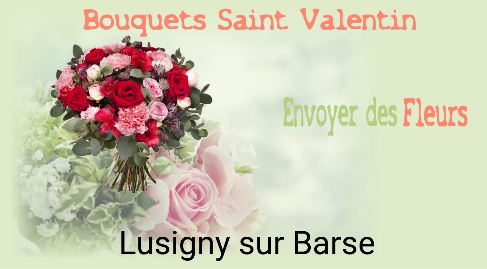 Roses de Saint-Valentin livrées à Lusigny-sur-Barse